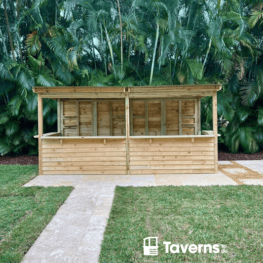 16 x 6 The Forest Hill - Pergola Roof Outdoor Bar