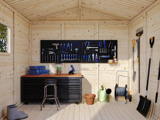 Palmako Dan 4.5 m² Garden Shed – 243 x 190 cm