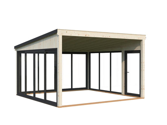 Palmako Winter Garden Lumi 16.6 m² Slide – 420 x 420 x 276 cm