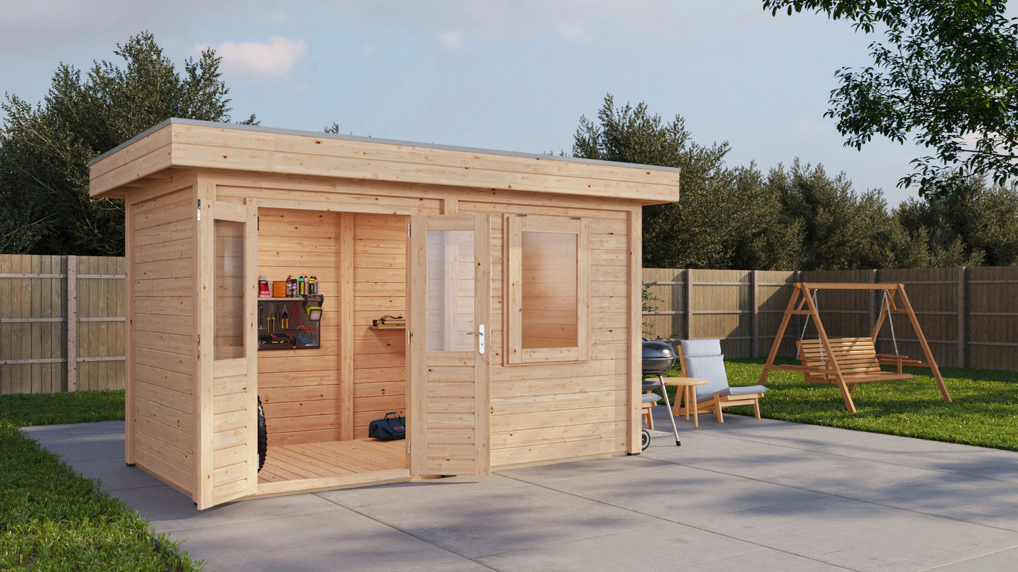 Lugarde Select Modern Garden House Gorssel 388x200cm – Flat Roof