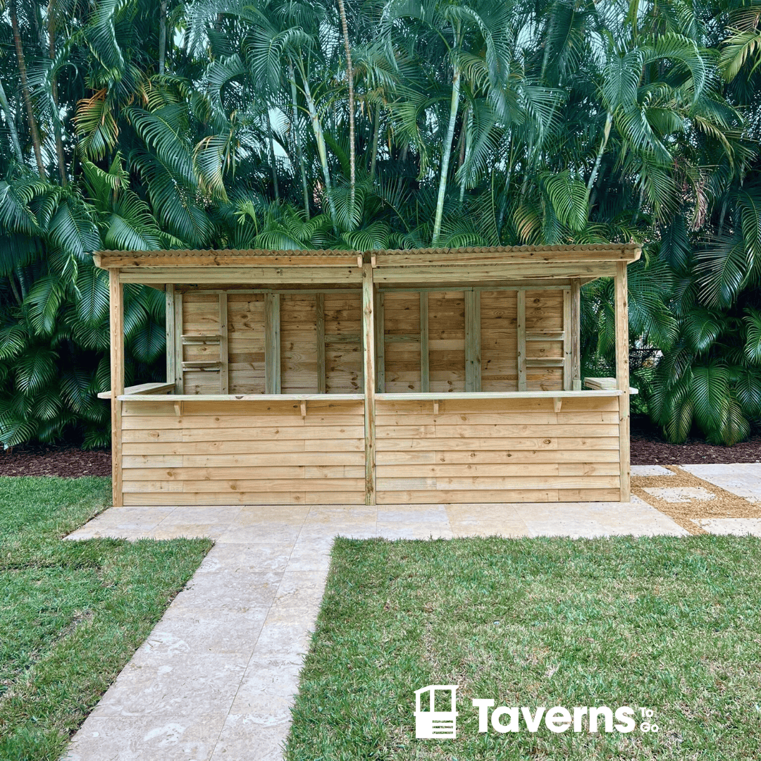 16 x 6 The Forest Hill - Pergola Roof Outdoor Bar