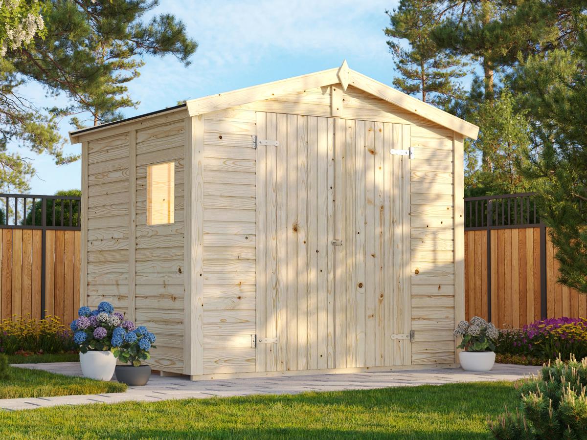 Palmako Dan 4.5 m² Garden Shed – 243 x 190 cm
