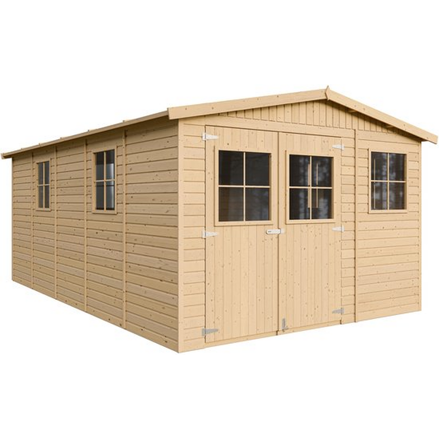 Timbela M337 - Wooden Garden House 14.94 m² - 516x324xH226 cm - Without Floor