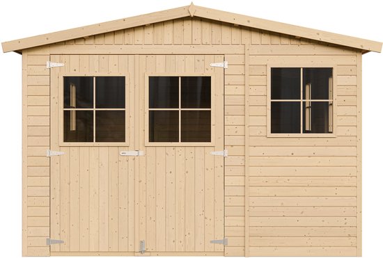 Timbela M337 - Wooden Garden House 14.94 m² - 516x324xH226 cm - Without Floor