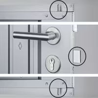 Biohort AvantGarde A8 Metal Garden Shed Single Door – 260 x 340 x 222 cm | Silver Metallic