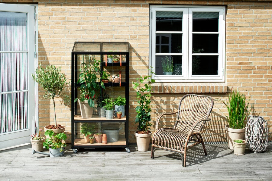Juliana Urban City Greenhouse - Black - 4mm Toughened Glass