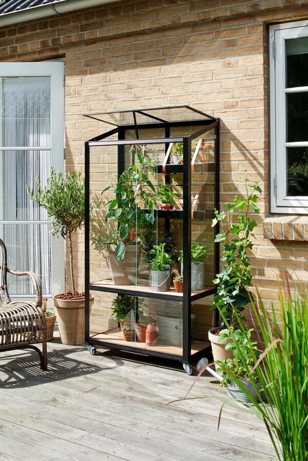 Juliana Urban City Greenhouse - Black - 4mm Toughened Glass