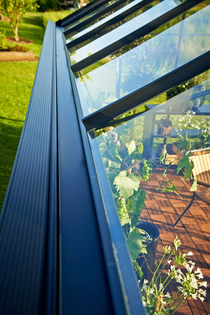 14x12 Juliana Gartner Aluminium Greenhouse - 3mm Toughened Glass