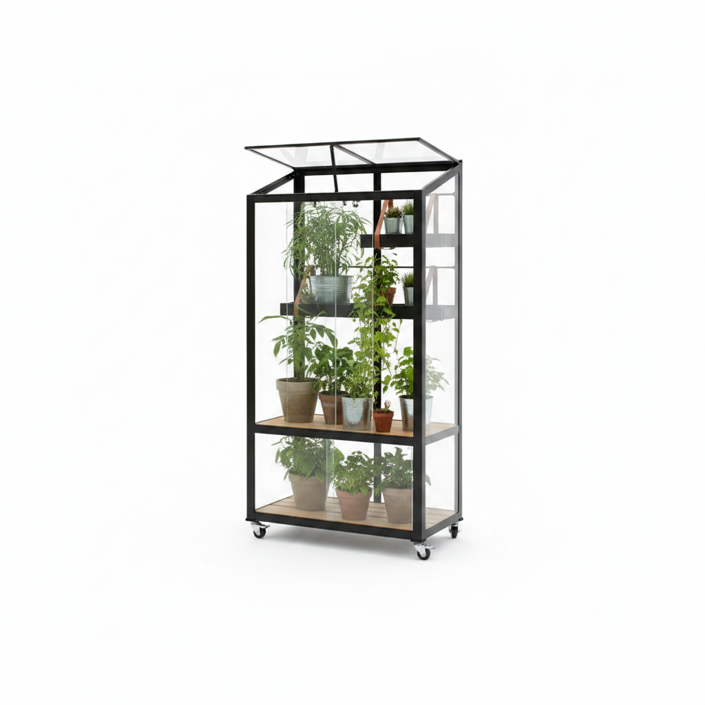 Juliana Urban City Greenhouse - Black - 4mm Toughened Glass