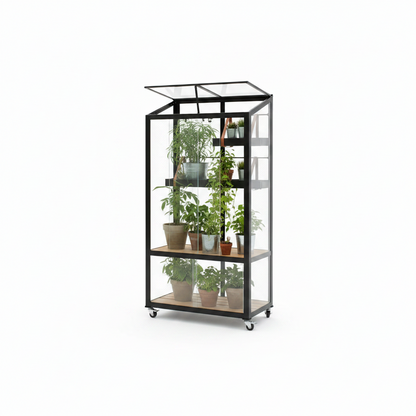 Juliana Urban City Greenhouse - Black - 4mm Toughened Glass