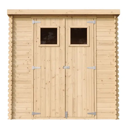 Timbela M311 - Wooden Garden Shed 2.22 m² - Workshop for Tool and Bicycle Storage
