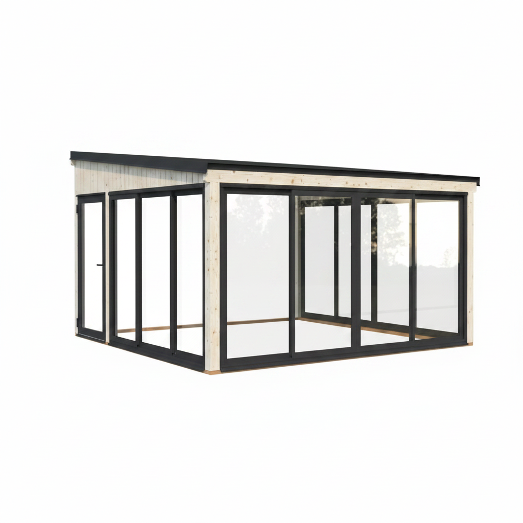 Palmako Winter Garden Lumi 16.6 m² Slide – 420 x 420 x 276 cm
