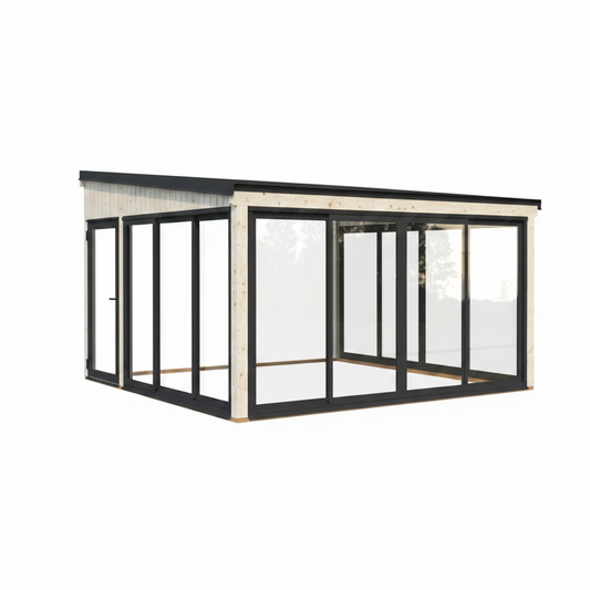Palmako Winter Garden Lumi 16.6 m² Slide – 420 x 420 x 276 cm